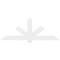Ekena Millwork Kennewick Architectural Grade PVC Gable Bracket, 84"W x 31 1/2"H x 2"D x 6"F, 9/12 Pitch GBP084X32X0206KEN00 - alternate 3